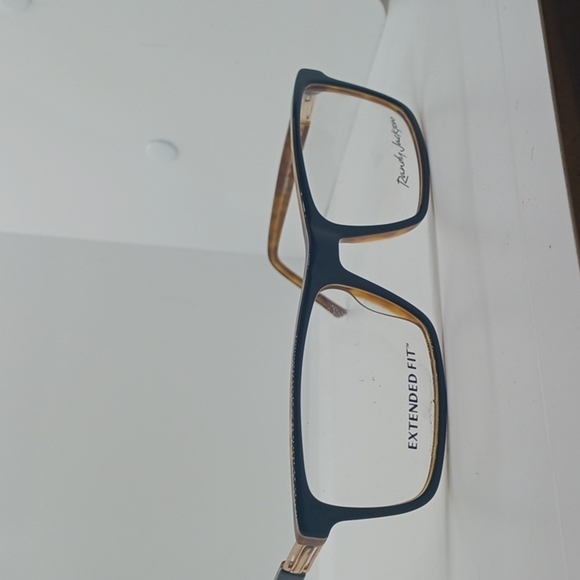 NWT MEN'S RANDY JACKSON EXTENDED FIT EYEGLASS FRAMES 3069 GUNMETAL - Picture 2 of 4